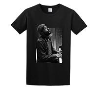 JIANBRAND Marvin Gaye Vintage T Shirt for Men Black L