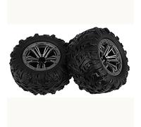 JIANFANRC Lot de 2 pneus QZJ01 pour XLH Q901 Q902 Q903 1:16 RC Brushless Truck Car Parts
