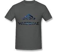 JIANG82LEI Short Sleeve Men's Video Game Warframe Logo T-Shirt T-Shirts à Manches Courtes(Small)