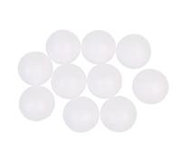 Jiangbered 10 Boules de Mousse Blanches de 5 Cm pour Modelage, Loisirs Créatifs et Décoration pour Enfants