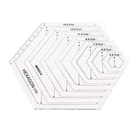Jiangbered 15. Règle Transparente pour Patchwork, Couture et Quilting