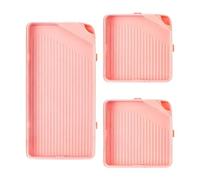 Jiangbered Ensemble de 3 Boîtes de Rangement pour La Broderie Diamant, Trieuses, Grande Capacité, Accessoires pour La Broderie Diamant, Plateaux à Diamants, Idée, Rose