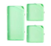 Jiangbered Ensemble de 3 Boîtes de Rangement pour La Broderie Diamant, Trieuses, Grande Capacité, Accessoires pour La Broderie Diamant, Plateaux à Diamants, Idée, Vert