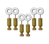 Jiangbered Ensemble de 6 épingles de Positionnement pour Couture à La Main, Outil de Fixation Des Points de Couture, épingle de Verrouillage En Laiton, Accessoir, 0 à 6 mm