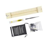Jiangbered Gabarit pour Bracelets, Métier à Tisser et Porte-clés En Bois, Outil Extensible, Convient Aux Adultes et Aux Enfants, Fabricant Long 11 Broches