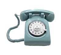 Jiangbered Livre Audio, Téléphone Rétro Interactif, Enregistreur de, Machine à Penser En Polypropylène, Idéal pour Les Fêtes, Bleu