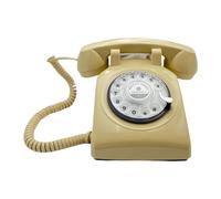 Jiangbered Livre Audio, Téléphone Rétro Interactif, Enregistreur de, Machine à Penser En Polypropylène, Idéal pour Les Fêtes, Beige
