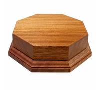 Jiangbered Socle Bois Classique Présentoir | Élégant, Base en Bois, Robuste, pr Bureau, Table, Collectionneurs, Style C