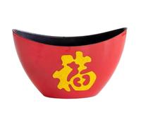 Jiangbered Vase avec Composition Florale, Pot, Décoration pour La Fête Du Printemps 2026, Jardinière Spacieuse, Pot de Fleurs Polyvalent, Rouge, 24 Cm X 14.5 Cm