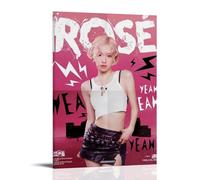 JIANGDANPPBEM Blackpink Poster décoratif Motif rosé Style 10 20 x 30 cm