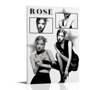 JIANGDANPPBEM Blackpink Poster décoratif Motif rosé Style 24 40 x 60 cm