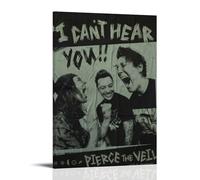 JIANGDANPPBEM Poster Pierce The Veil - Décoration de votre espace - Définissez votre style - Cadre 40 x 60 cm - Percez le voile - 2