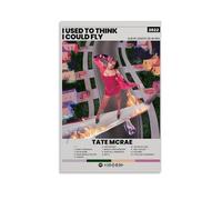 JIANGDANPPBEM Poster Tate Mcrae-I Used To Think I Could Fly Poster Déco Décoration de votre espace Définissez votre style 40 x 60 cm Sans cadre Tate Mcrae-I Used To Think I Could Fly