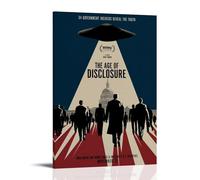 JIANGDANPPBEM Poster The Age of Disclosure Poster DecoMotif Décorez votre espace Définissez votre style Cadre 30 x 45 cm - L'âge de la divulgation