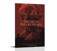 JIANGDANPPBEM Poster The Devil Wears Prada Poster DecoMotif Décorer votre espace Définissez votre style Cadre 60 x 90 cm Le diable s'habille Prada-5