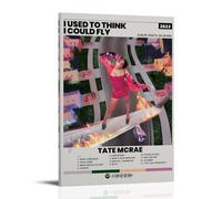JIANGDANPPBEM Tate Mcrae-I Used To Think I Could Fly Poster Deco Motif Décoration de l'espace Définissez votre style 40 x 60 cm Cadre Tate Mcrae-I Used To Think I Could Fly