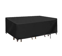 Jianghu Art Bache De Protection Exterieur 213 x 123 x 74 Housse pour Meubles de Jardin et Meubles de Jardin Rectangulaires,Imperméable Anti-UV 600D Oxford Bache Table Exterieur rectangulaire