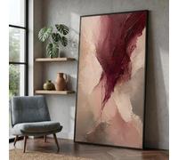 Jianghu Art Tableau abstrait moderne sur toile pour la décoration murale du salon, de la chambre ou du bureau (70 x 110 cm (28 x 43 pouces)