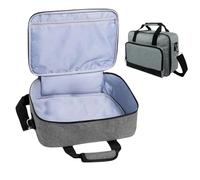 JiangJiangBao Sac de Transport pour projecteur Epsons CO-W01 | sac de transport pour projecteur Epsons CO-FH02, VS260, ViewSonicss M2W WXGA avec poches et bretelles réglables (gris)