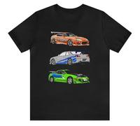 JIANGNANYAN Paul Walker Fast and Furious T Shirt Black S