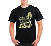 JIANGNANYAN The Time Machine T-Shirt H G Wells Book Movie Film Morlok Weena Cult Classics Black M