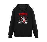 JIANGPANGUANLAN Babymetal Heavy Metal Men Hoodies Unisex Tee Black Pullover Sweatshirts XXL