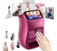 JIANGSS Imprimante à Ongles Automatique Intelligente 3D, imprimante 3D Nail Art, imprimante numérique Portable pour Nail Art, avec écran Tactile, Peinture en 10 Secondes, pour Studio de manucure