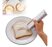 JIANGSS Stylo d'imprimante et imprimante à Jet d'encre Comestible,Machine Alimentaire, Stylo d'impression dans Les gâteaux à Pain, imprimante Alimentaire Portable 1200 mAh,Brown