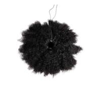 jianguohairsss Ponytail Extension Extensions de cheveux à clip en queue de cheval afro crépue bou de 20,3 cm, cheveux brésiliens Remy avec cordon de serrage