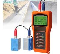 JIANGYUXINLI Débitmètre à Ultrasons Portable, Débitmètre Numérique à Pince, Précision ±1%, Linéarité 0,5% ±0,2%, Fonctionnement Continu 12h, 2000 Lignes, DN15-6000mm, Protection Environnement