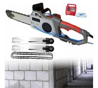 JIANGYUXINLI Scie à béton | Scie à béton électrique à chaîne | découpeuse Murale avec système Anti-poussière alimenté | Profondeur de Coupe 35/48 cm| pour Granit,marbre,béton,Pierre