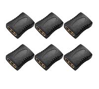 JiangZShangM 6PCS HDMI Female to Female Coupler Adapter, Coupleur HDMI Haute Vitesse avec Ethernet, Raccord HDMI pour Rallonge HDMI, Prolongateur HDMI Compatible TV, Moniteur et Projecteur
