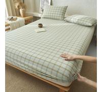 JIANINGHOME Housse Matelas 180x200,Drap Housse Coton, Drap de lit en Jersey Extensible et trés Doux et Un Ajustement Parfait- Matelas Epais