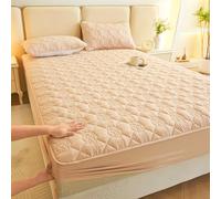 JIANINGHOME Protège Matelas Imperméable 120x200 Drap-Housse matelassé La Microfibre Douce s'adapte Parfaitement
