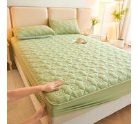 JIANINGHOME Protège Matelas Imperméable 150x200 Drap-Housse matelassé La Microfibre Douce s'adapte Parfaitement