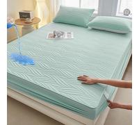 JIANINGHOME Protège Matelas Imperméable 50x75cm,Protecteur de Matelas épais matelassé en Pur Coton, Antidérapant pour hôtels de Chambre