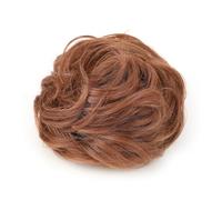 jianjunchaling Postiche Chignon en désordre avec Pince à Griffes, postiche synthétique ondulé et bouclé for Femme Hair Ponytail for Women Girls(Light Golden Brown)