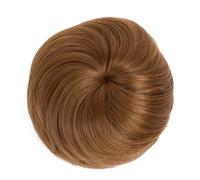 jianjunchaling Synthetic Hair Buns Extension Drawstring Updo Donut Straight Fake Ballet Bun for Women Lady Hair Ponytail for Women Girls(Light Golden Brown)