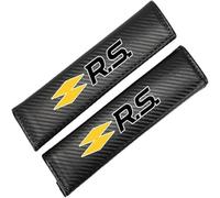 JianJunSuper 2 Pièces Voiture Protège Ceinture de Sécurité Coussin pour RS Line Clio Megane Scenic,Coussinet Doux et Confortable pour Ceintures de SéCurité Voiture Accessoires