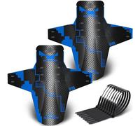 jiankun VTT Mudguard, 2 pièces de vélo Mudguards, Mountain Bike Mudguard, MTB Splash Guard pour vélos de 20-29 Pouces, Avant et arrière Compatible Mudguard