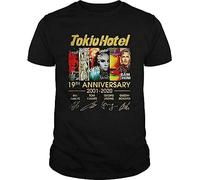 JIANNA Tokio Hotel 19Th Anniversary 2001 2020 Thank You for The Memories Shirt Black M