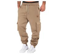 JIANROU Pantalon De Survêtement Regular Fit Jogging Sweatpants Grande Taille Classique Coupe Droite Jogpant Homme Chic Confort Sport Pantalons