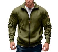 JIANROU Sweats pour Homme Sweatshirts Pull Manches Longues Sportswear Décontracté Automne Hiver Léger Personnaliser Sweat Homme Basique Classique Chaud Pullover