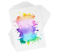 JIANTA 130 Feuilles Papier Aquarelle A6 300g -10x15 cm Papier Aquarelle, Papier Acrylique Enfants Adultes Papier Gouache pour Cartes de Vœux, Peintures, Créations Artistiques