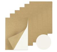JIANTA Lot de 6 Carnets A4 à Points, Cahier A4 Bloc Note | 60 pages, 100 g/m² bloc-notes A4 Pointillé, reliure cousue, pour schémas, laboratoire, études, école, bureau, maison, voyage