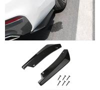 JIANXKILB 2 Pièces Diffuseur de Spoiler de Pare-Chocs Arrière pour Hyundai Solaris I Sedan 2011 2012 2013 2014 2015 2016, Aileron de Carrosserie Lèvre de Pare-Chocs Arrière,Black