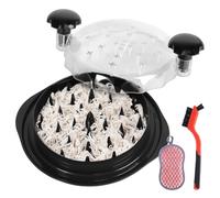 JIANYANA Broyeur de poulet manuel - Machine à poulet ergonomique avec poignée antidérapante, déchiquette sans effort le poulet cuit en quelques secondes, facile à nettoyer, comprend une brosse de