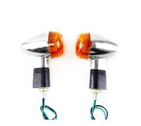 JIANYISR Clignotant Moto Compatibles Avec Yamaha XV125 250 400 500 535 750 1000 1100 Viragov-star V-max 1200 Clignotants Chromés Avant Et Arrière Moto