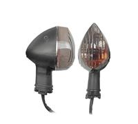 JIANYISR Clignotant Moto Pour Y&amaha Pour XJ6 WR 250R MT 07-25 YZF R1 R6 R3 R25 R6S FZ1 FZ6 N R S Clignotants avant et arrière à 3 fils(Smoked)