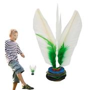 Jianzi Outdoor Activity - Volant Volant pour Les Pieds | Jianzi Chinese Foot Game, Jianzi Ball pour Pratiquer, Sport Jianzi Set, Jianzi Skill Development, Feather Shuttlecock for Feet Exercice
